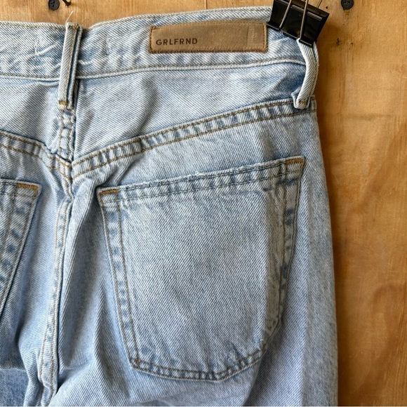 Grlfrnd Karolina High Rise Skinny Rigid Denim Light Acid Wash Jean - Picture 7 of 12